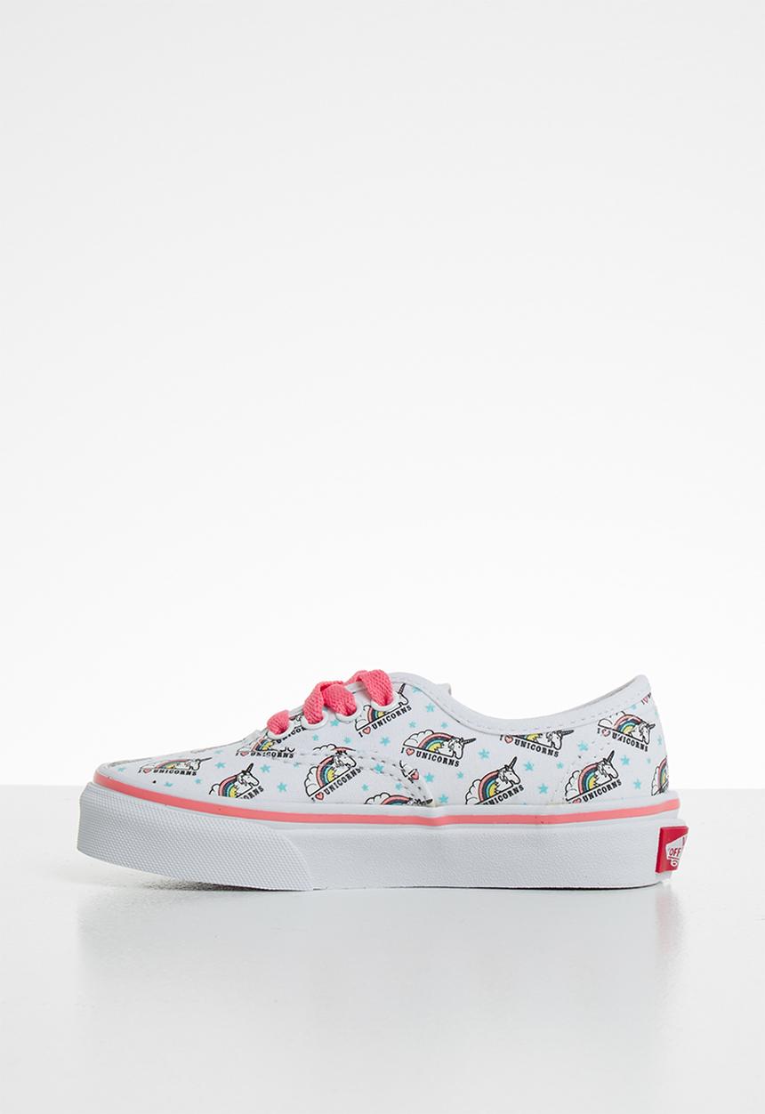Vans - Uy authentic - true white/strawberry pink