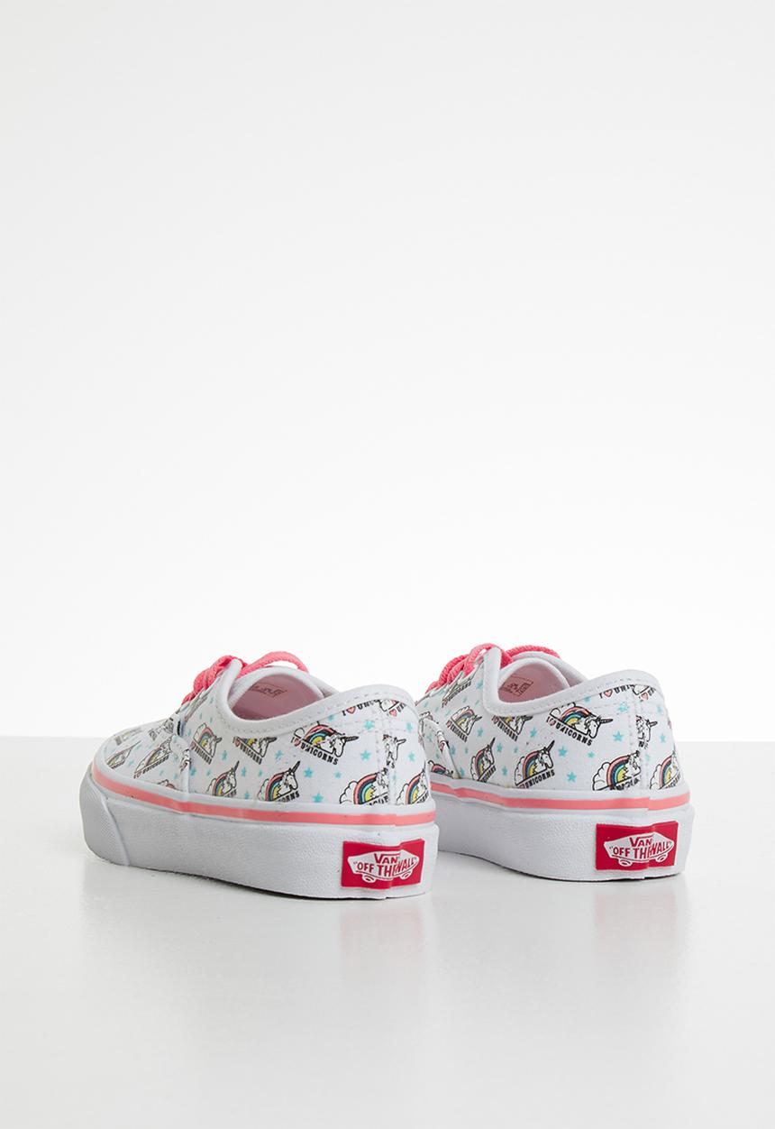 Vans - Uy authentic - true white/strawberry pink