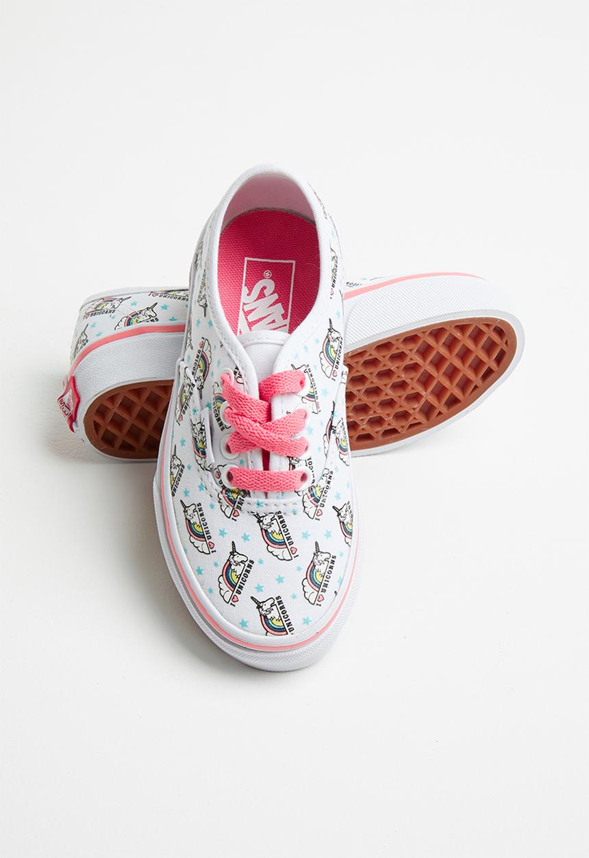 Vans - Uy authentic - true white/strawberry pink
