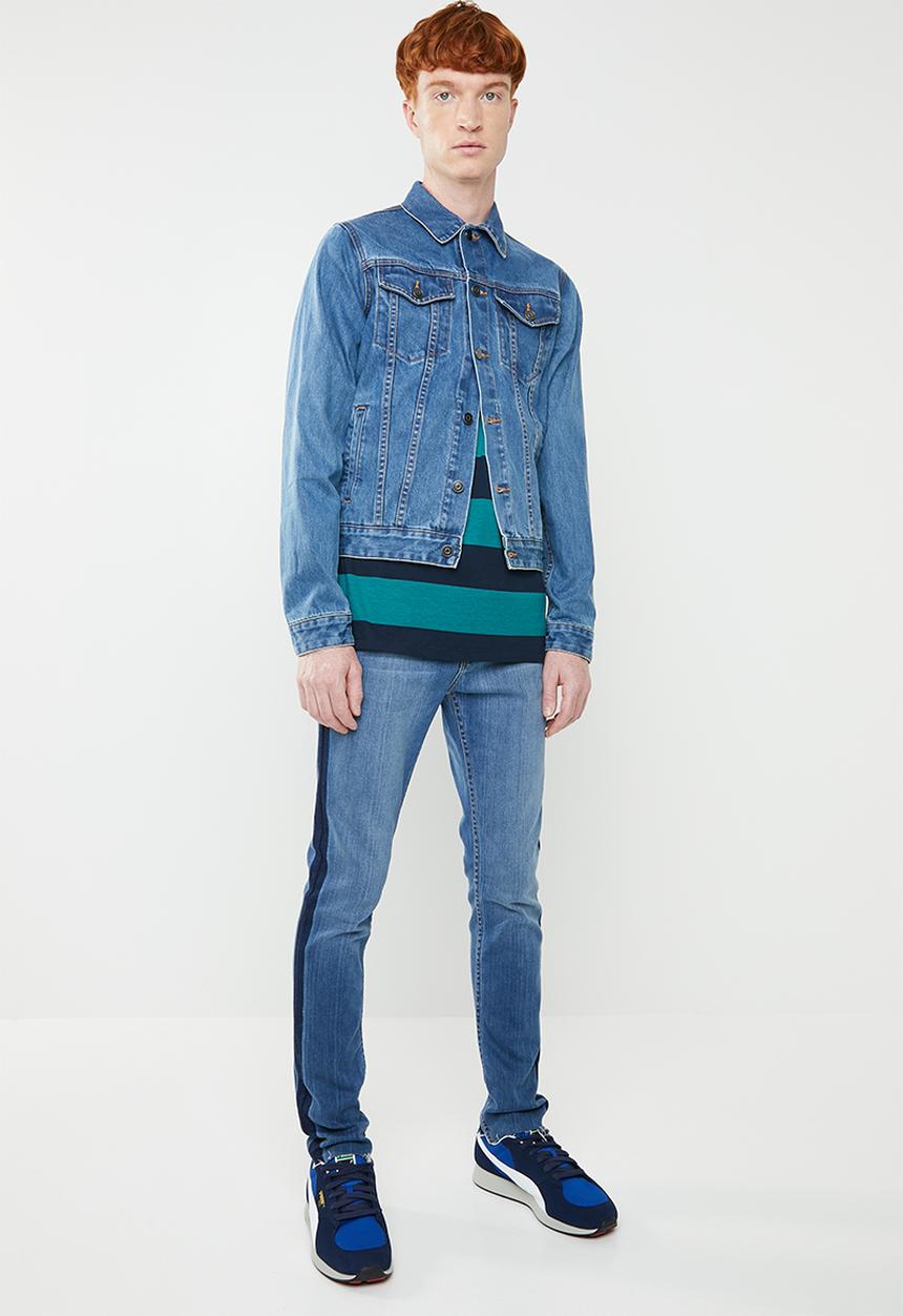 Superbalist - San Fran denim trucker jacket - blue