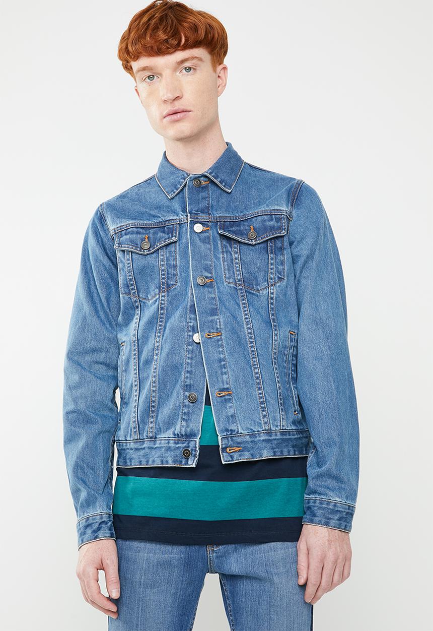 Superbalist - San Fran denim trucker jacket - blue
