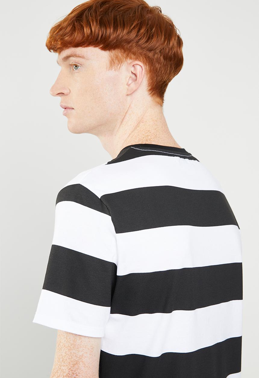 Superbalist - Wide stripe tee - black & white