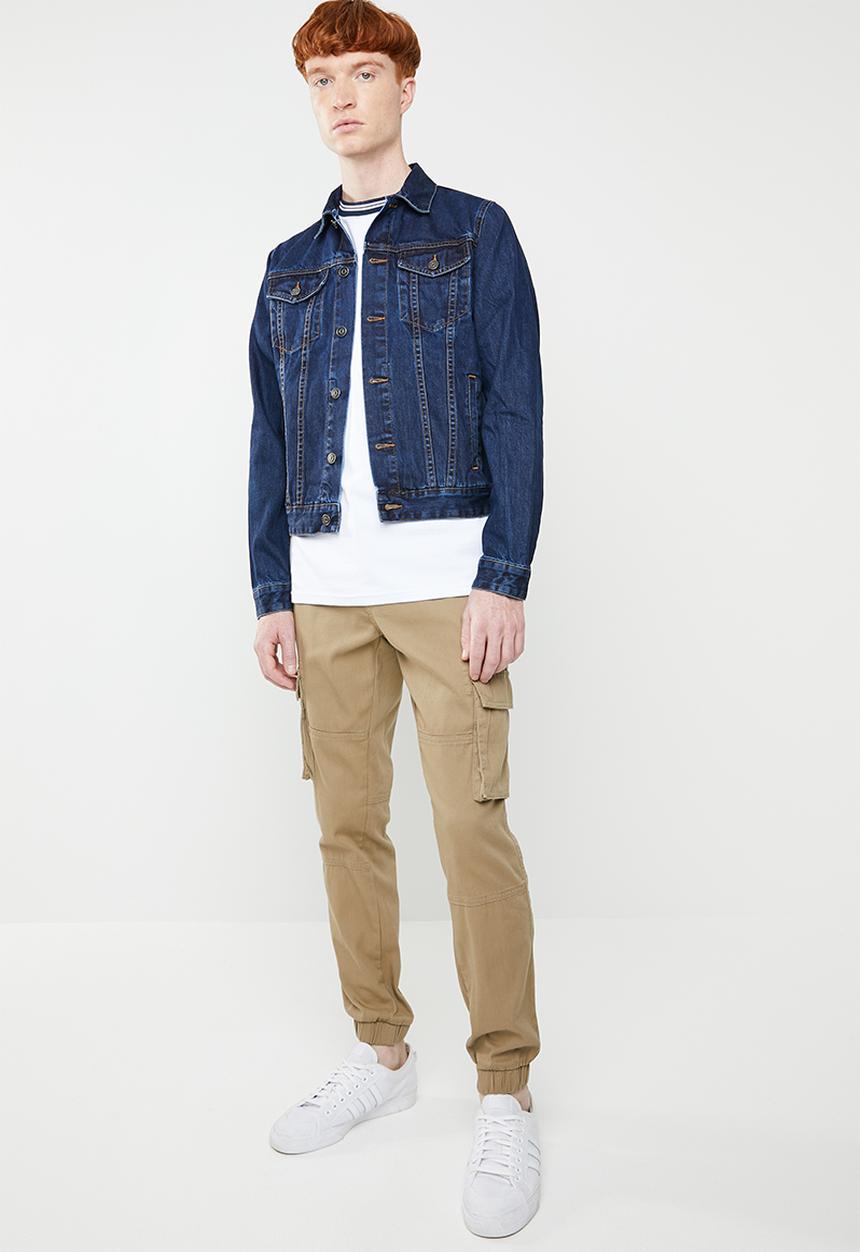 Superbalist - San Fran denim trucker jacket - dark wash blue