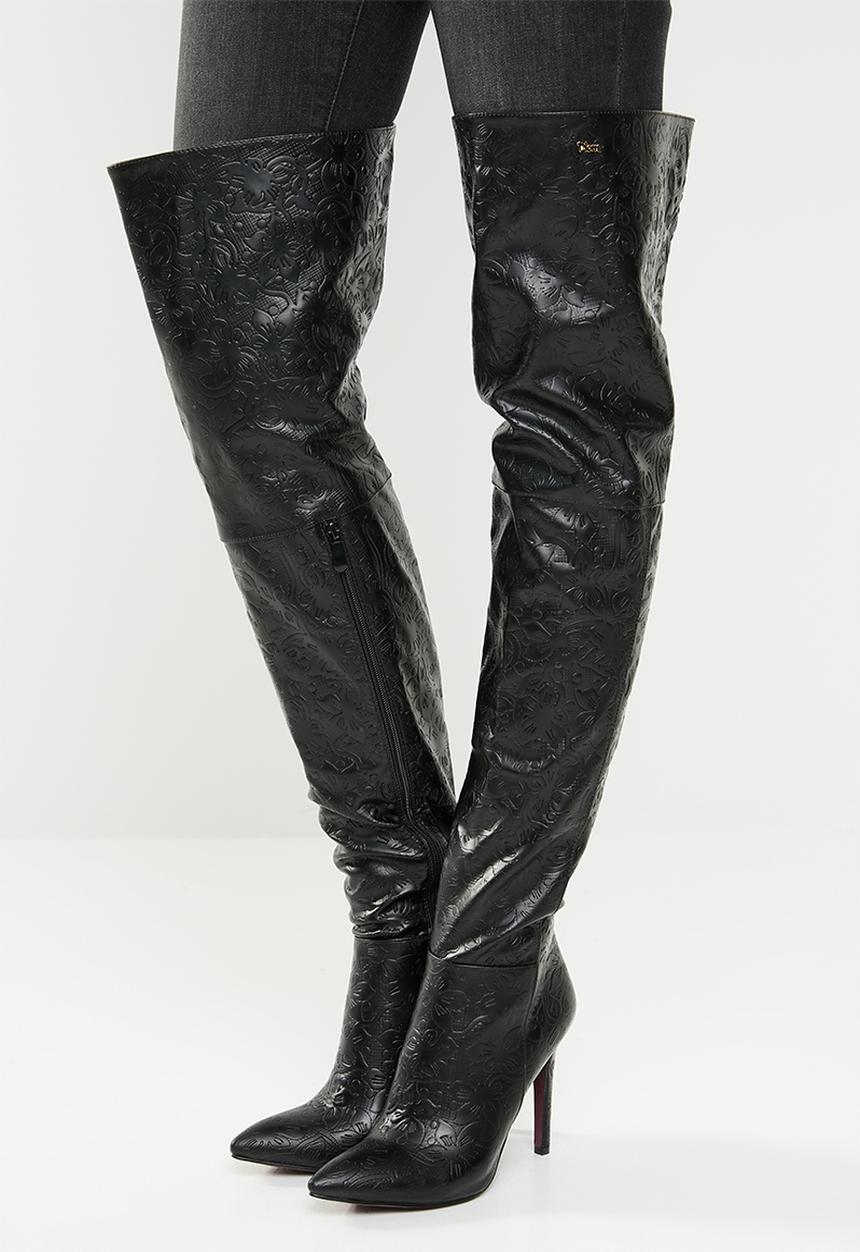 Plum - Molly boot - black