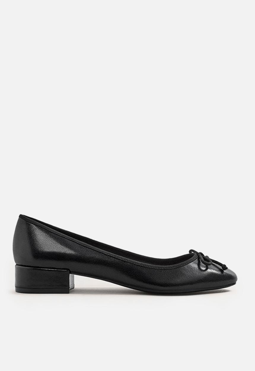 MANGO - Heeled ballerina - black