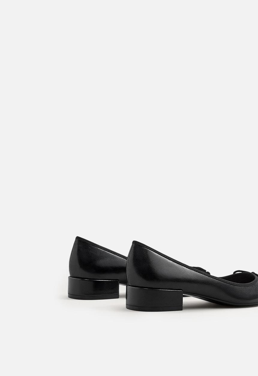MANGO - Heeled ballerina - black