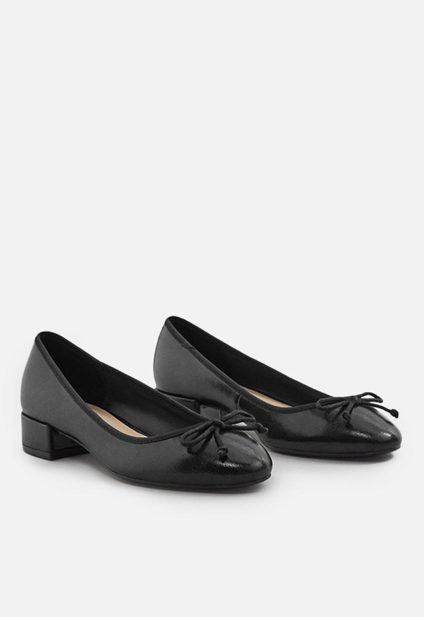 MANGO - Heeled ballerina - black