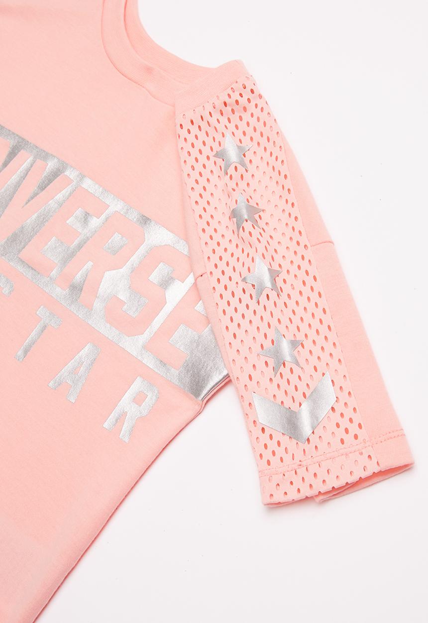 Converse - Reflective knit top - pink