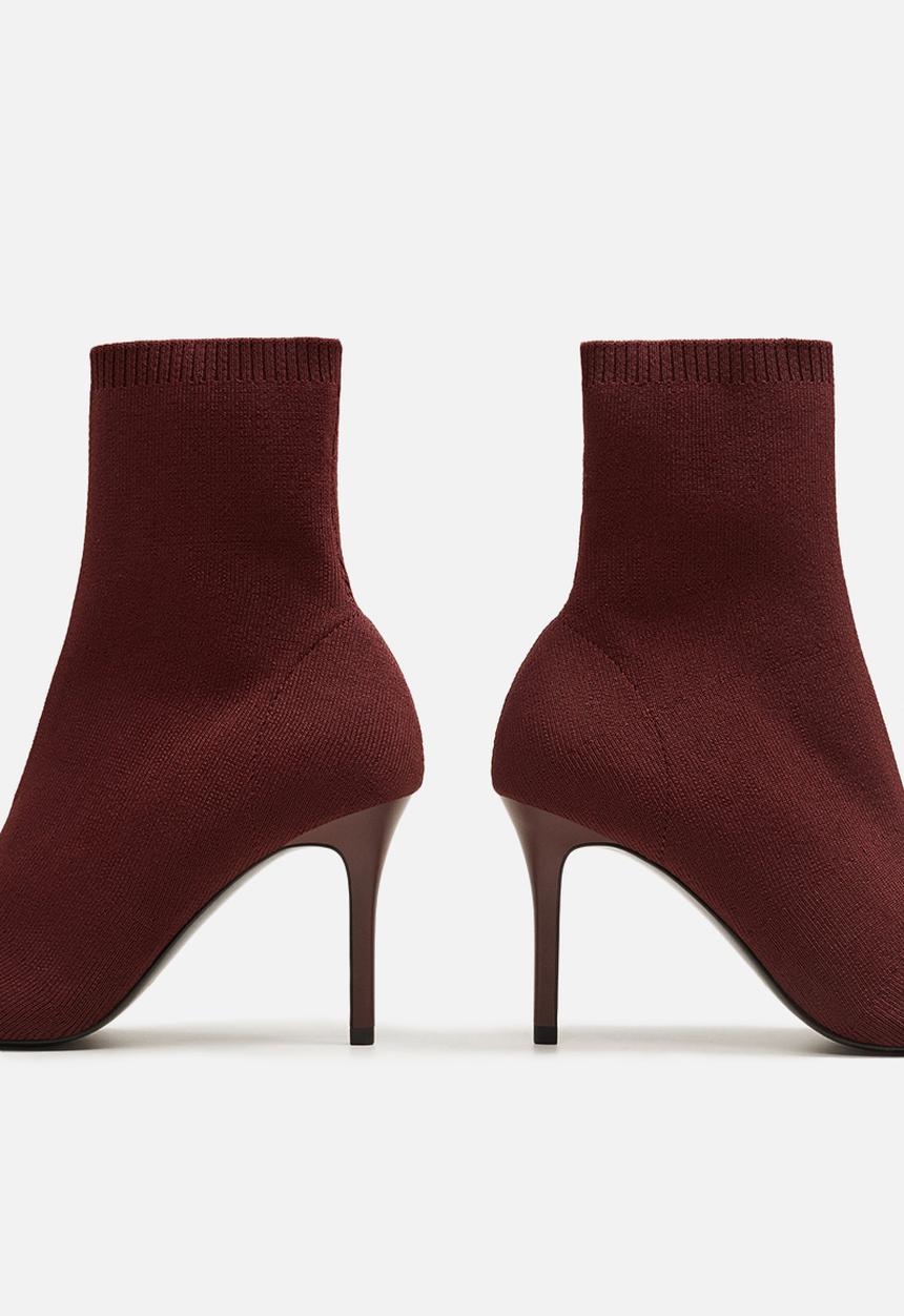 MANGO - Feli  boot - burgundy