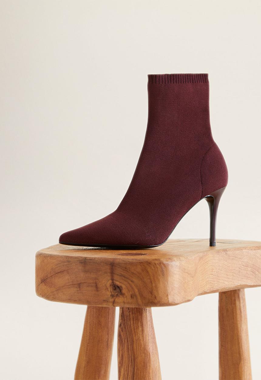 MANGO - Feli  boot - burgundy