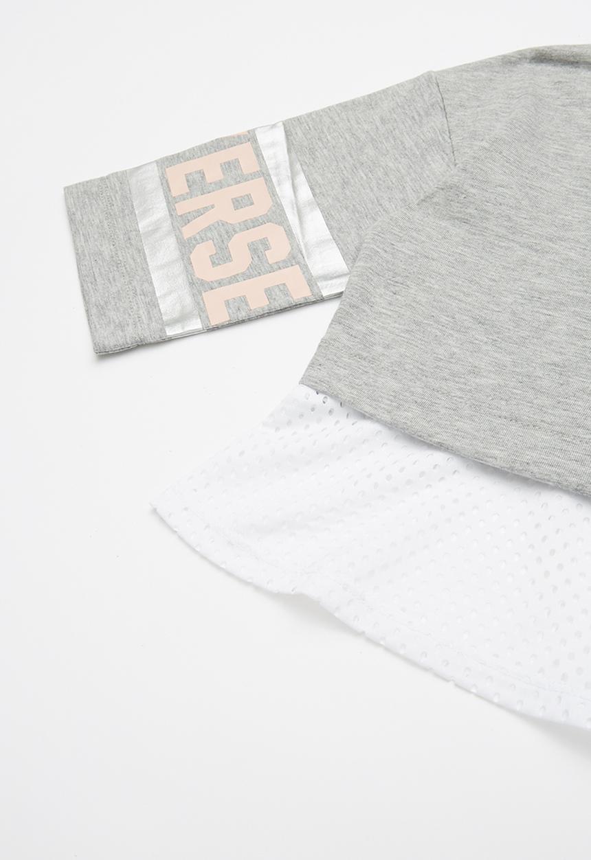 Converse - Reflective 2-fer top - grey