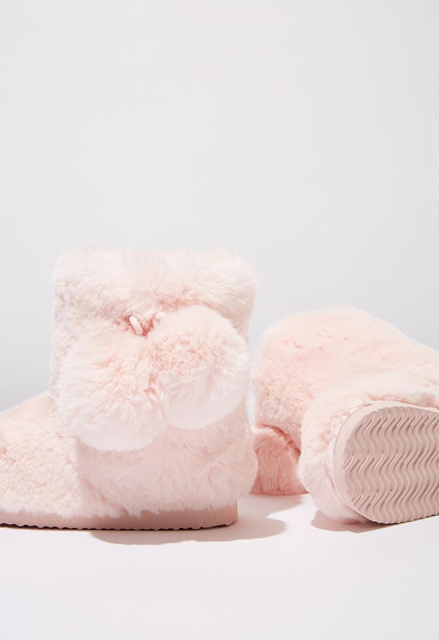 Cotton On - Novelty homeboot - pink