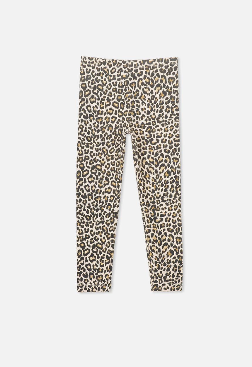 Cotton On - Huggie dollar leopard tights - brown