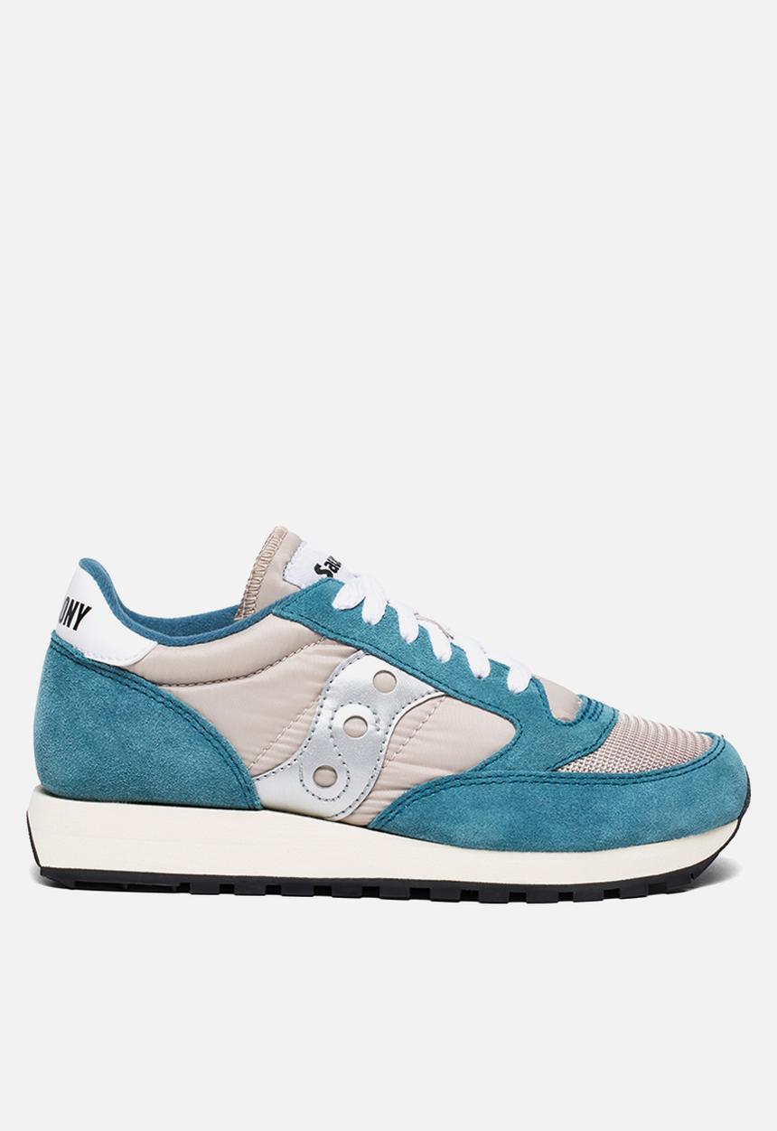 Saucony Originals - Jazz vintage - blue/tan/silver 