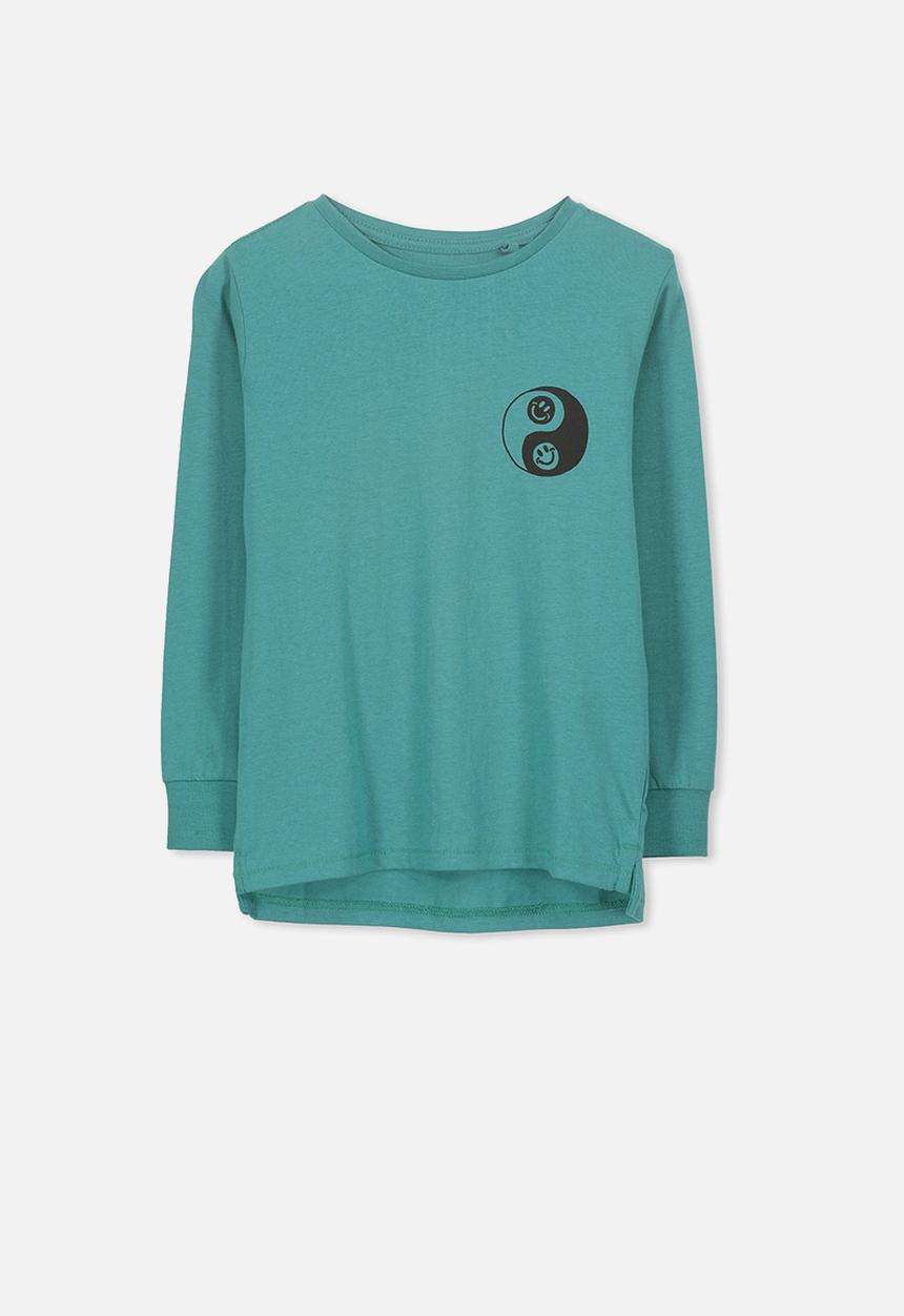Cotton On - Tom long sleeve tee - blue