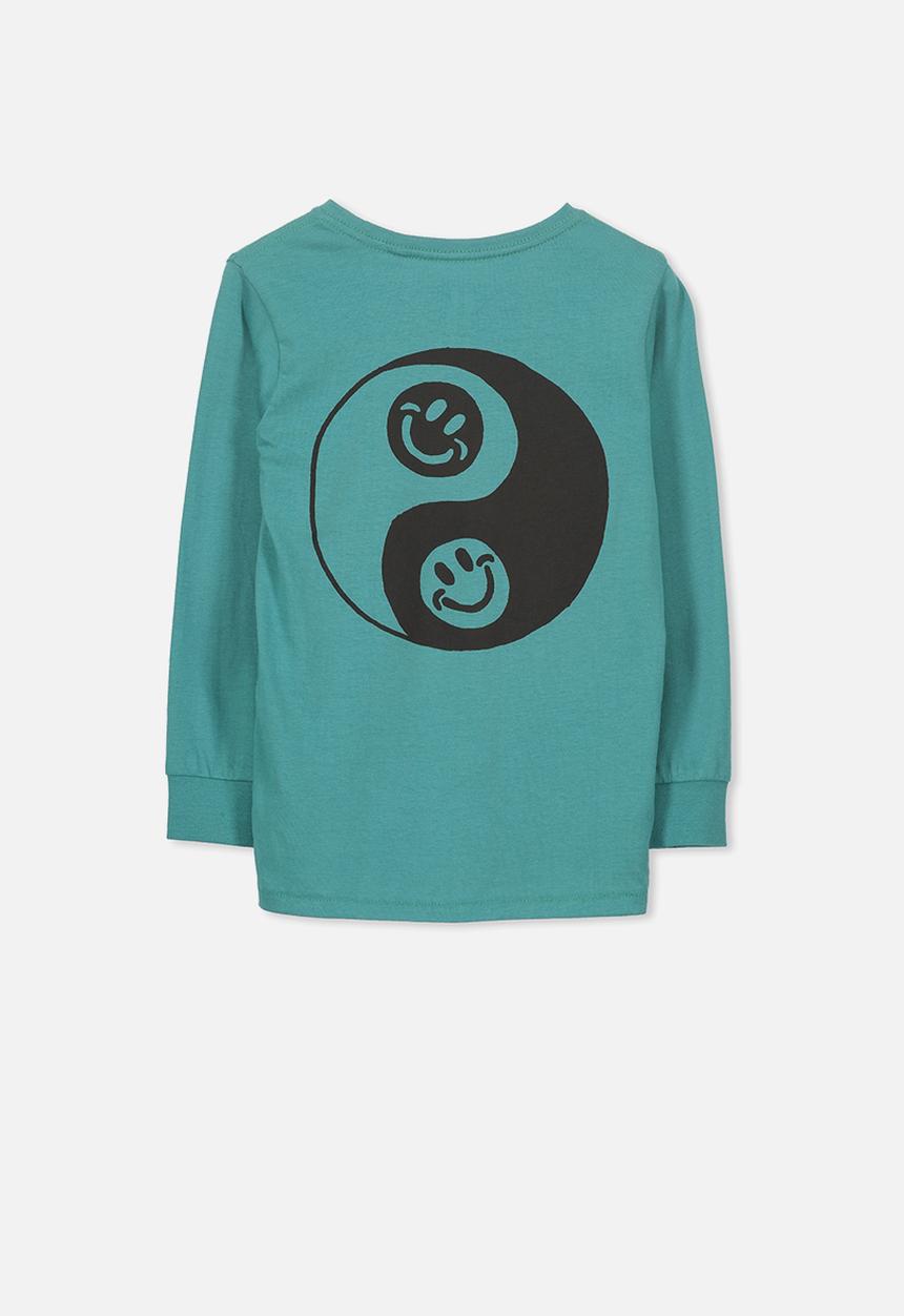 Cotton On - Tom long sleeve tee - blue