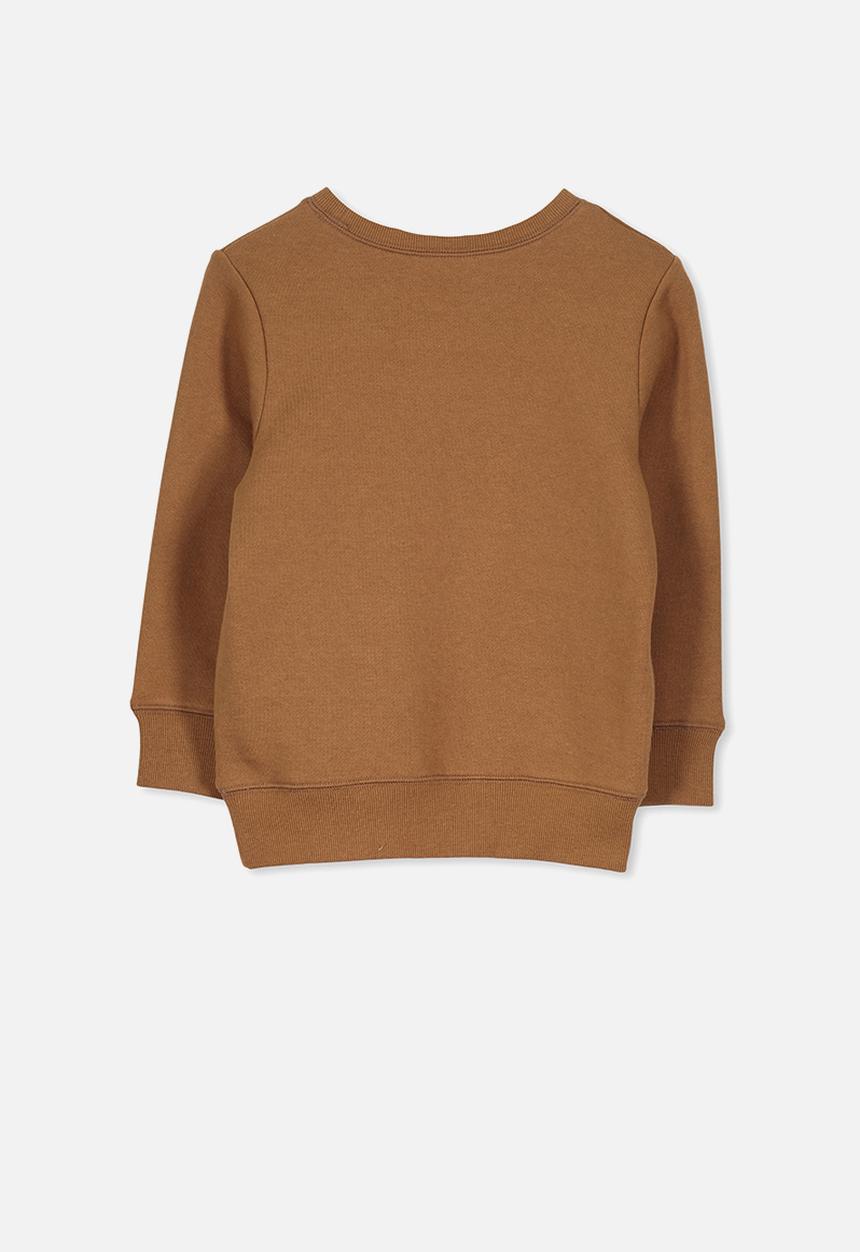 Cotton On - Lachy crew jumper - brown