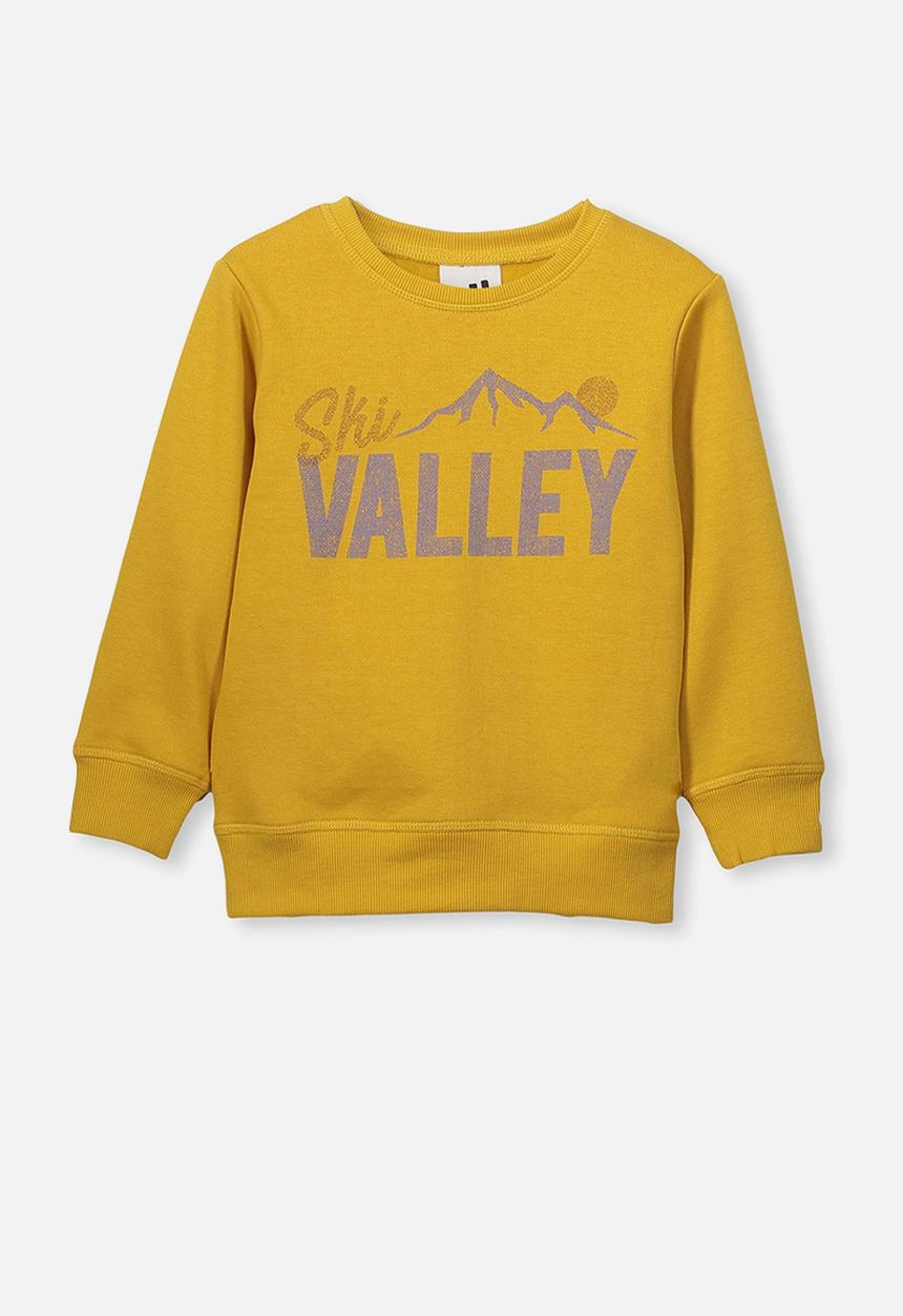 Cotton On - Lachy crew jumper - yellow