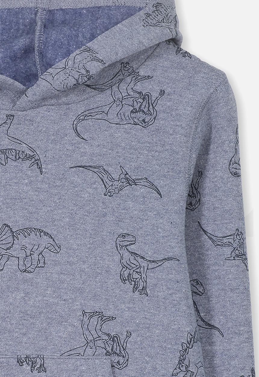 Cotton On - Liam dinosaurs hoodie - blue 