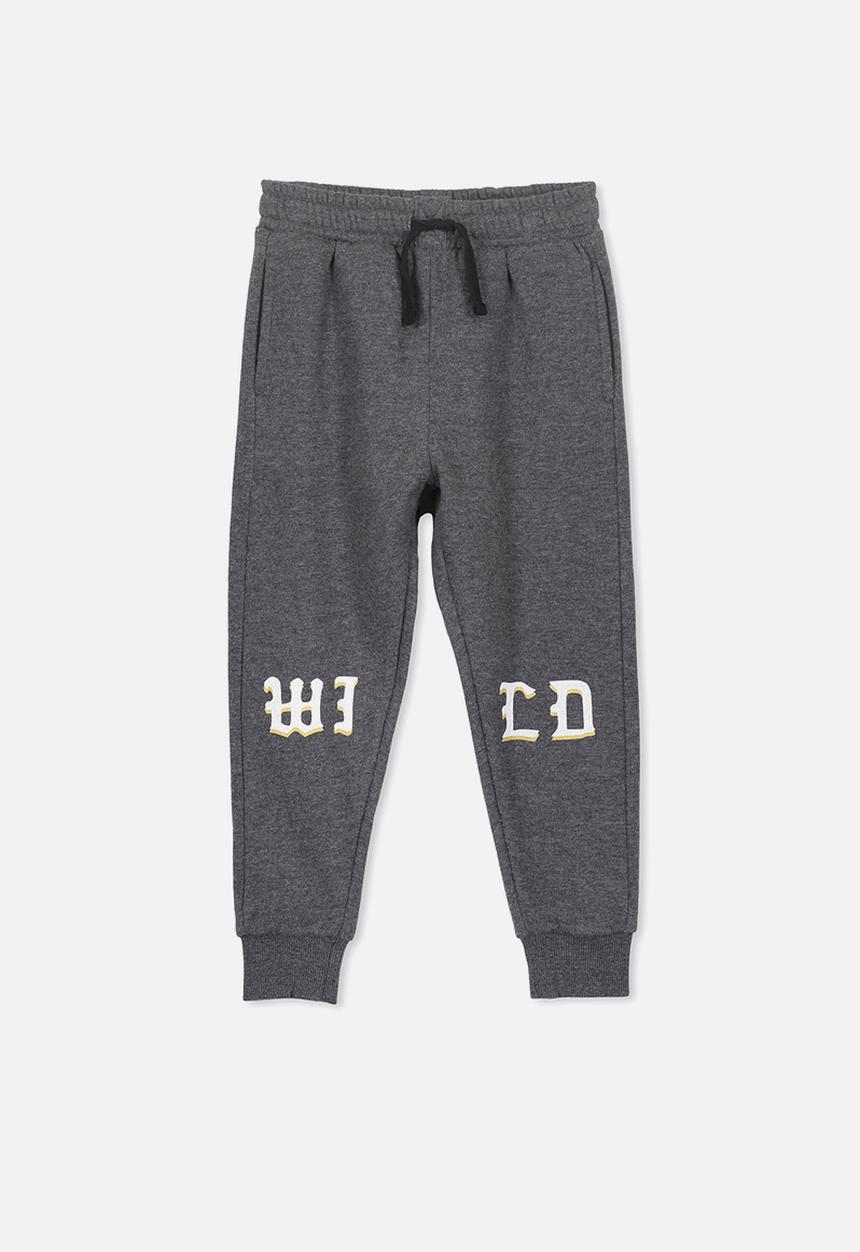 Cotton On - Lewis wild trackpant - charcoal