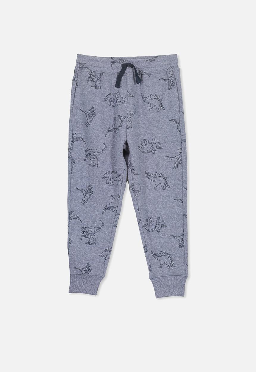 Cotton On - Lewis dinosaurs trackpant - blue