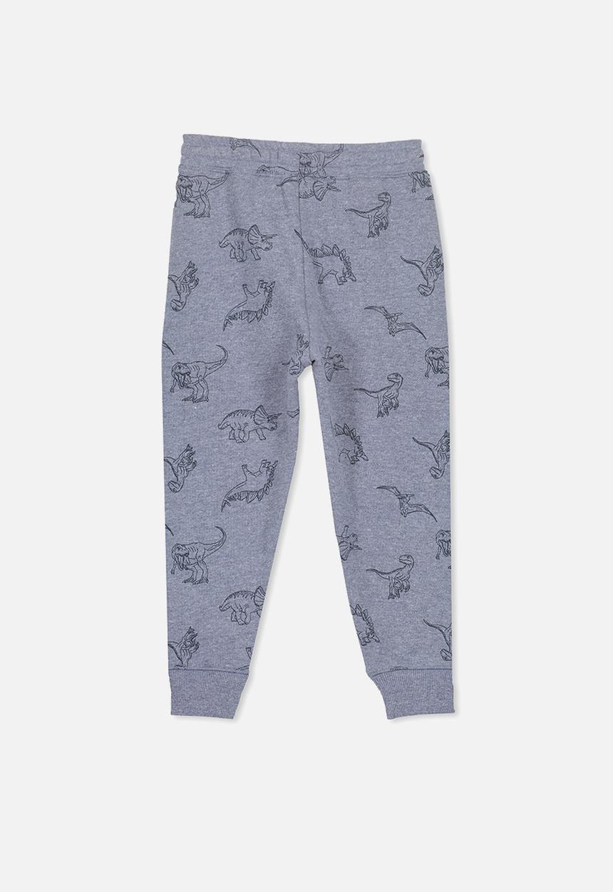 Cotton On - Lewis dinosaurs trackpant - blue