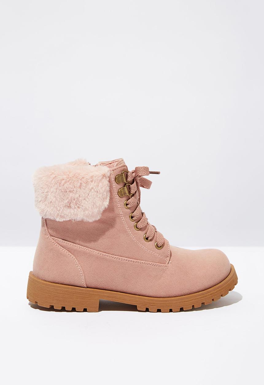 Cotton On - Trekker hiking boot - pink