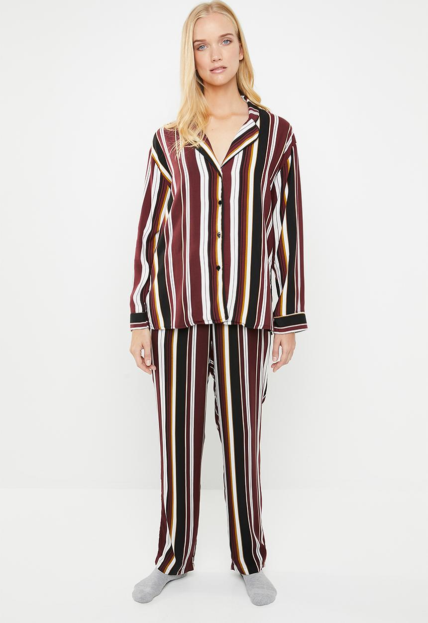 Superbalist - Sleep shirt & pants set - multi