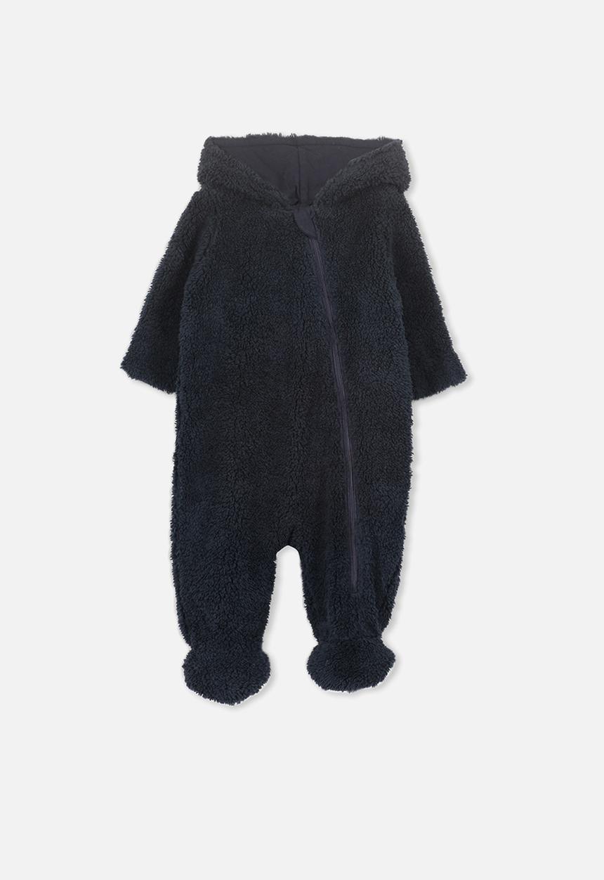 Cotton On - Marshmallow polar bear romper - navy 