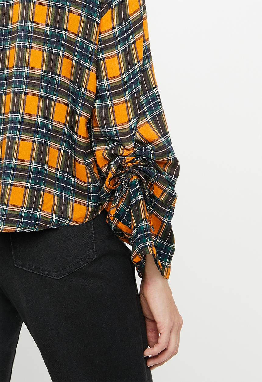 Superbalist - Hi neck with blouson & drawcord detail - multi