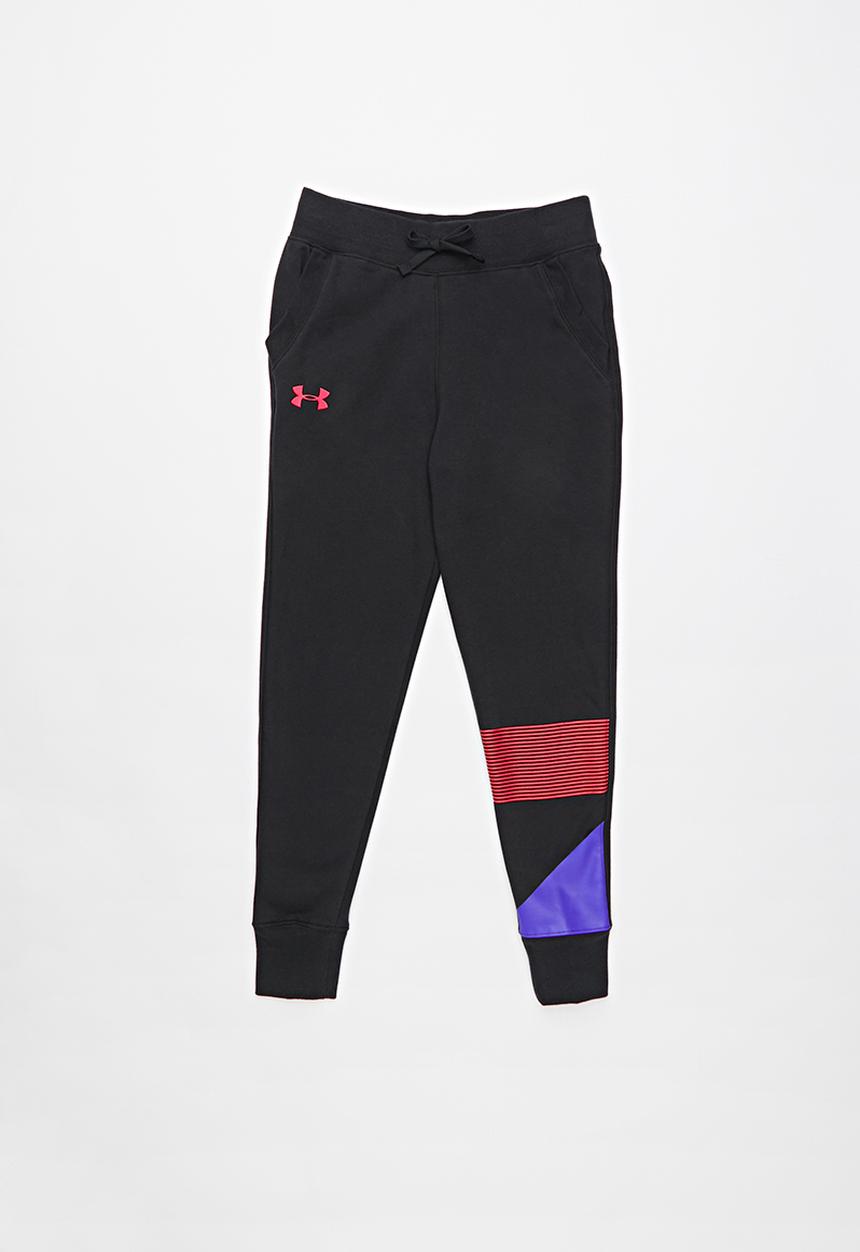 Under Armour - Rival jogger - black & penta pink