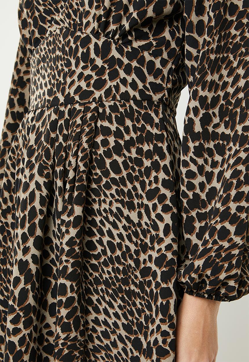 dailyfriday - Leopard print dress - brown animal 