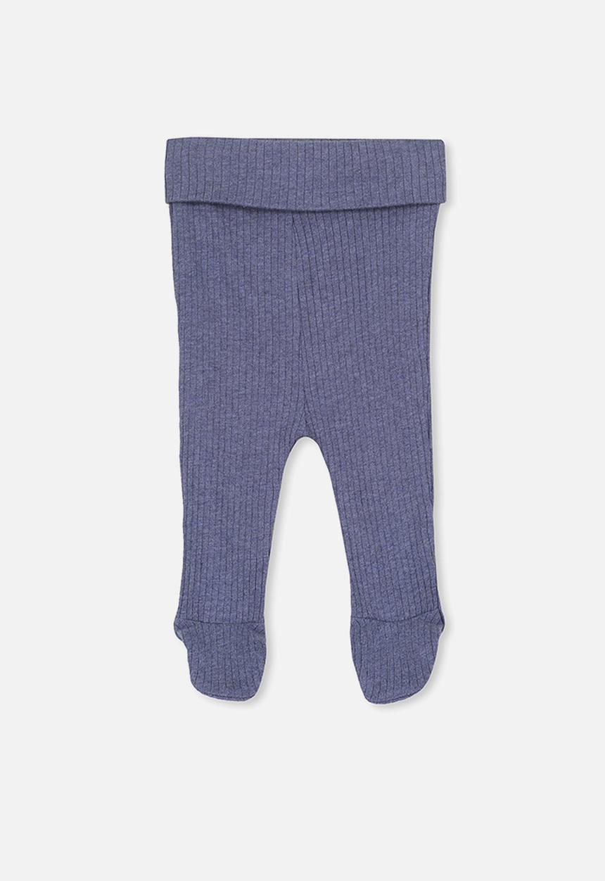 Cotton On - The footed rib legging - navy
