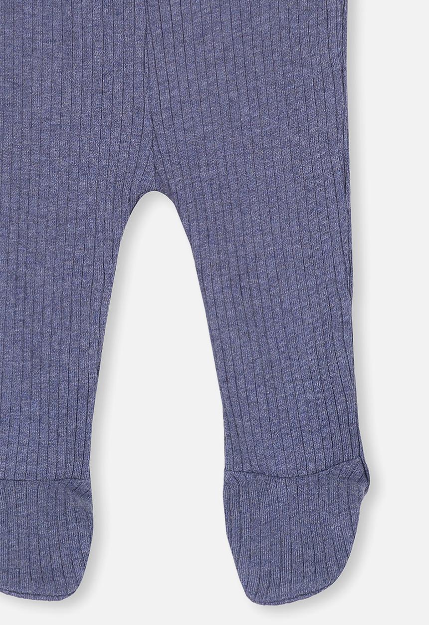 Cotton On - The footed rib legging - navy