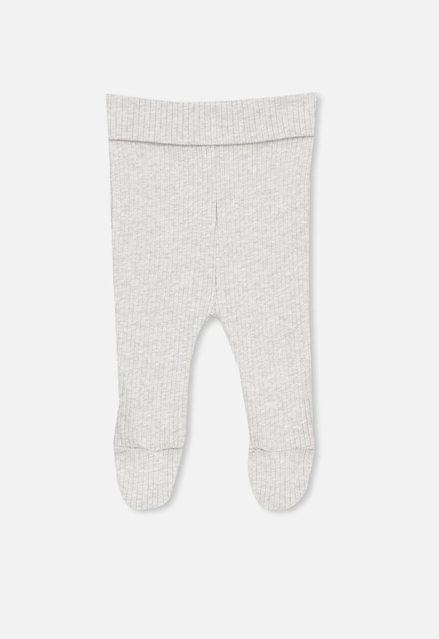 Cotton On - The footed rib legging - grey