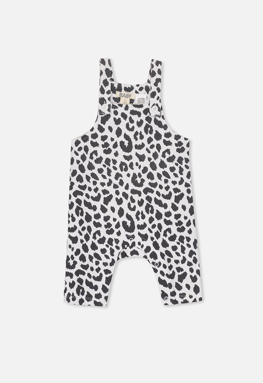 Cotton On - Logan overall - white & black