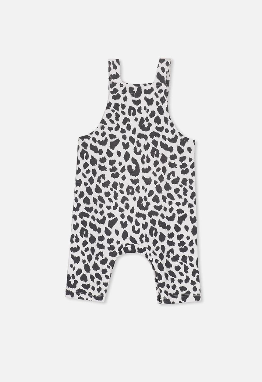 Cotton On - Logan overall - white & black