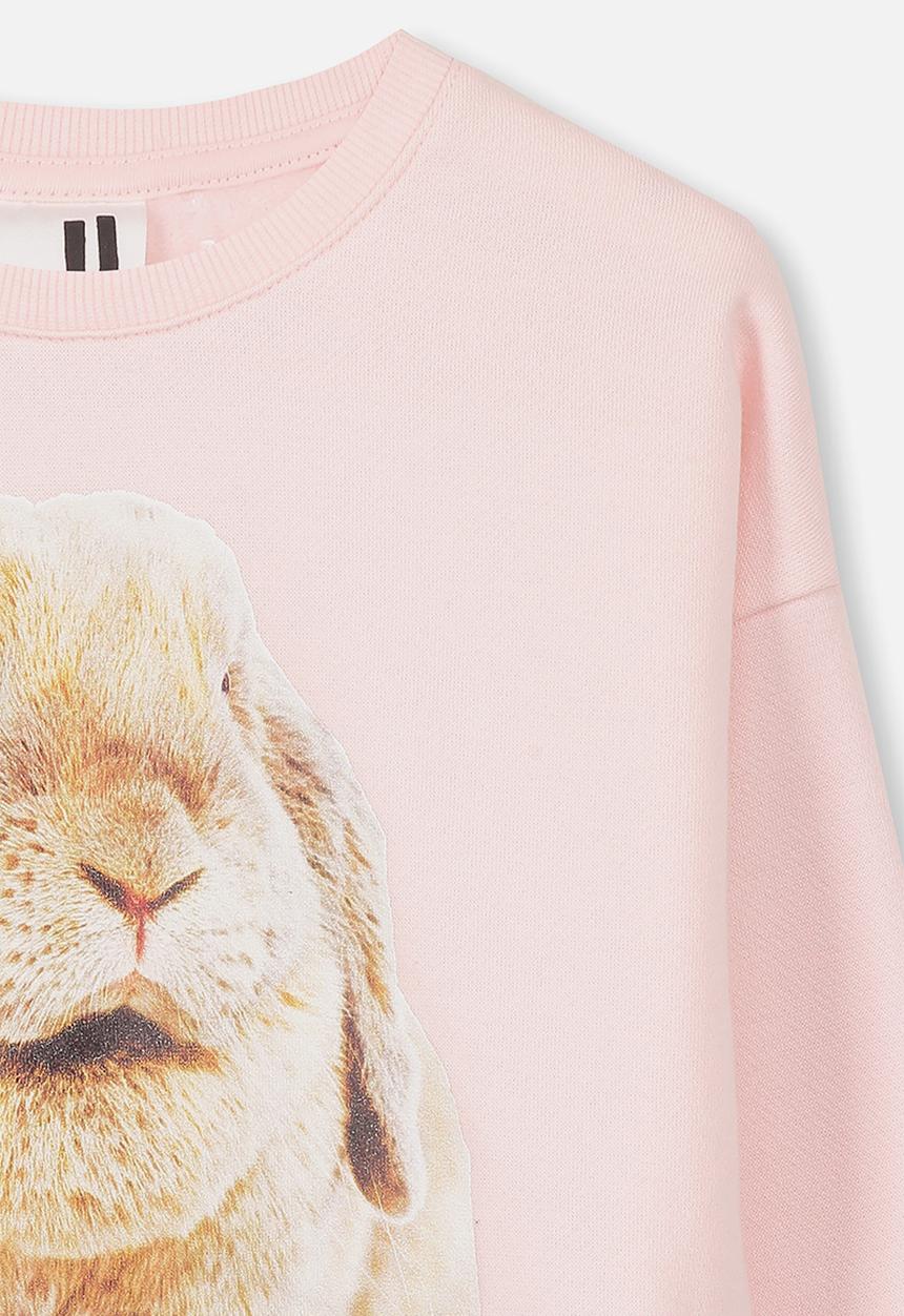 Cotton On - Sage blushing bride bunny crew - pink