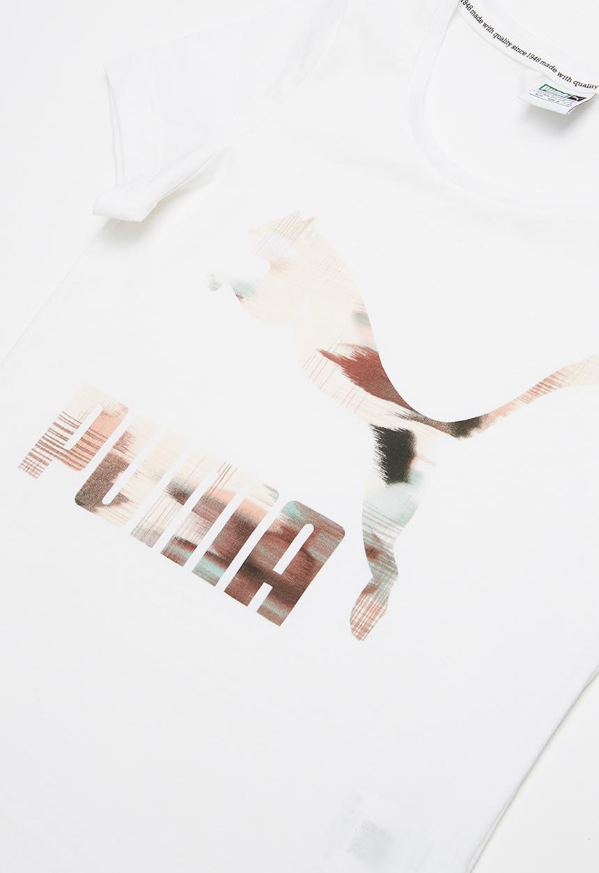 PUMA - Classics tee puma - white