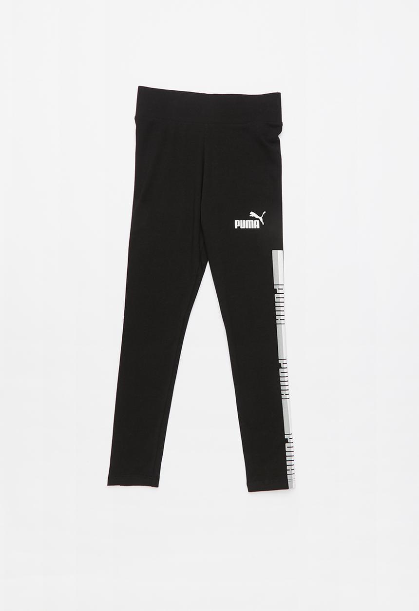 PUMA - Tape leggings - black & white