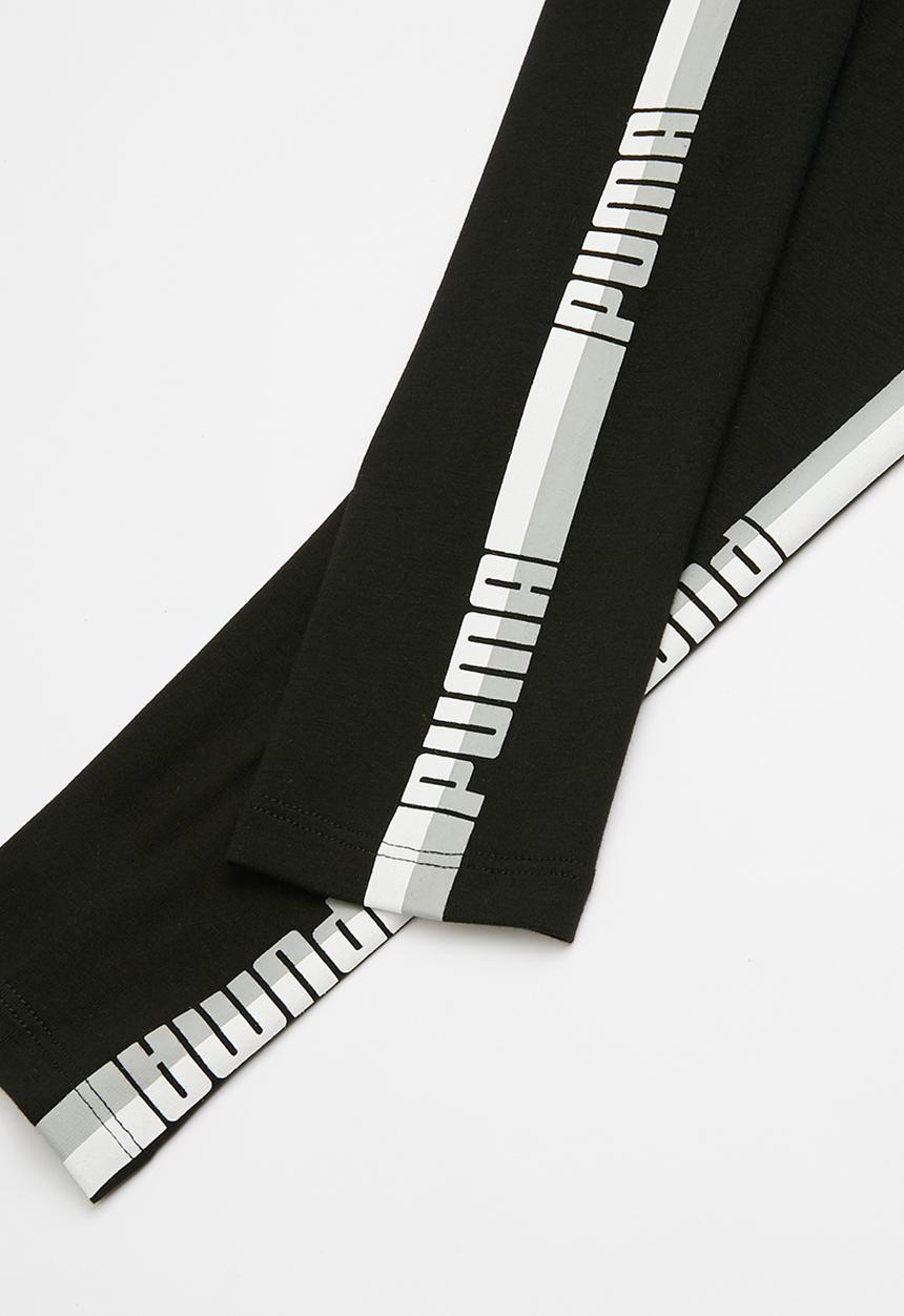 PUMA - Tape leggings - black & white