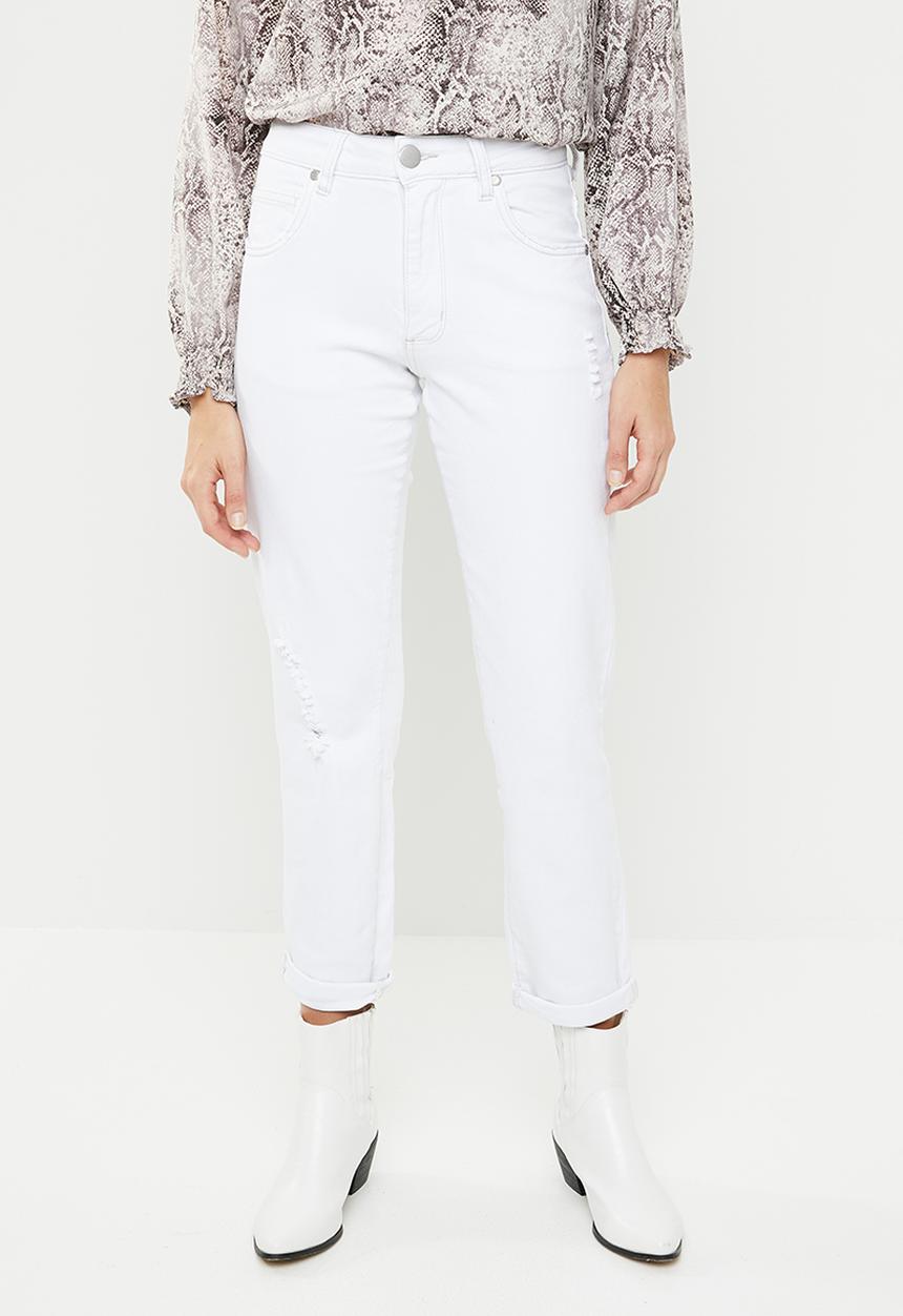 Cotton On - High rise 90's stretch jean - white
