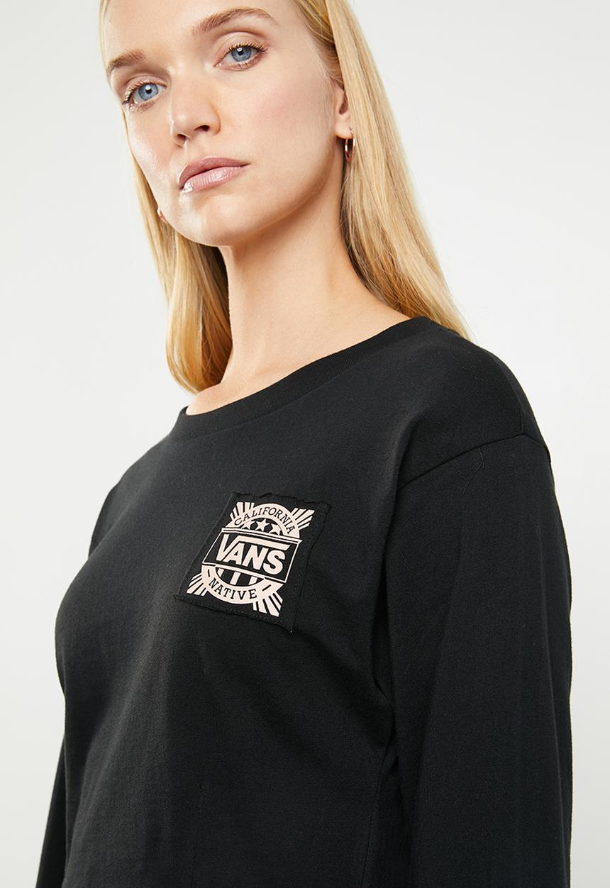 Vans - Cali native native long sleeve top - black