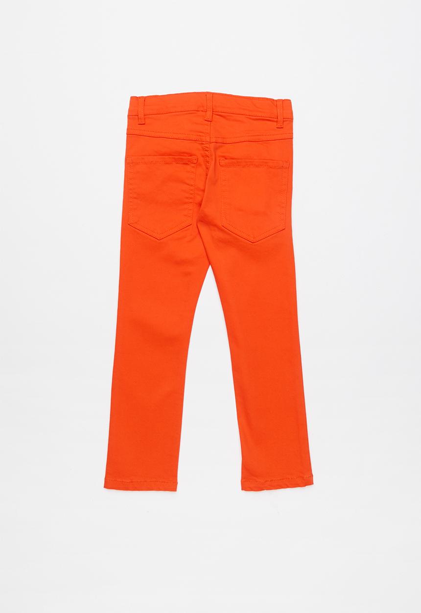 Name It - Theo skinny chino pants - orange 