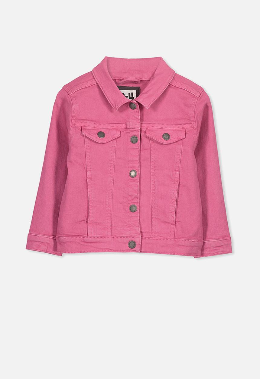 Cotton On - Daisy denim jacket - pink