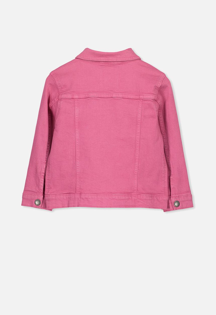 Cotton On - Daisy denim jacket - pink