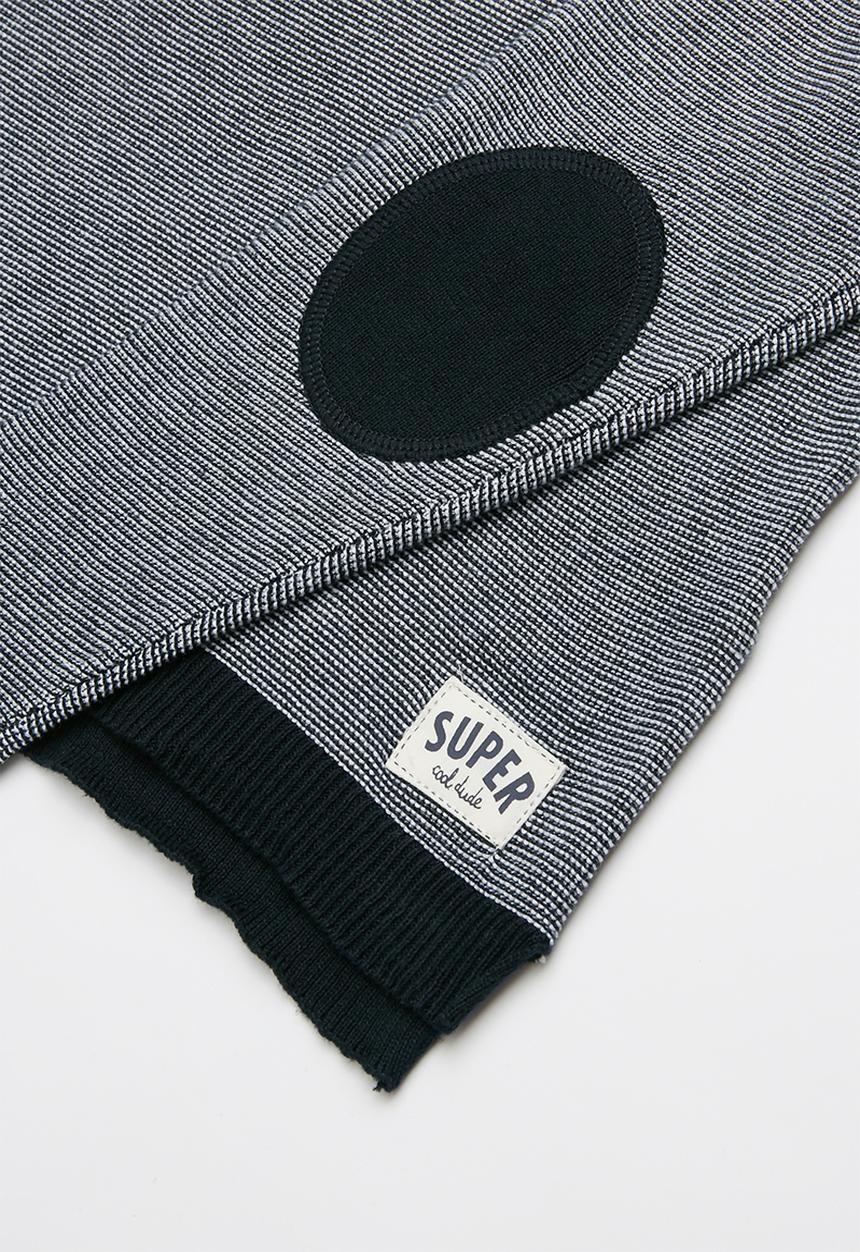 Name It - Tabon ls knit top - white & navy 