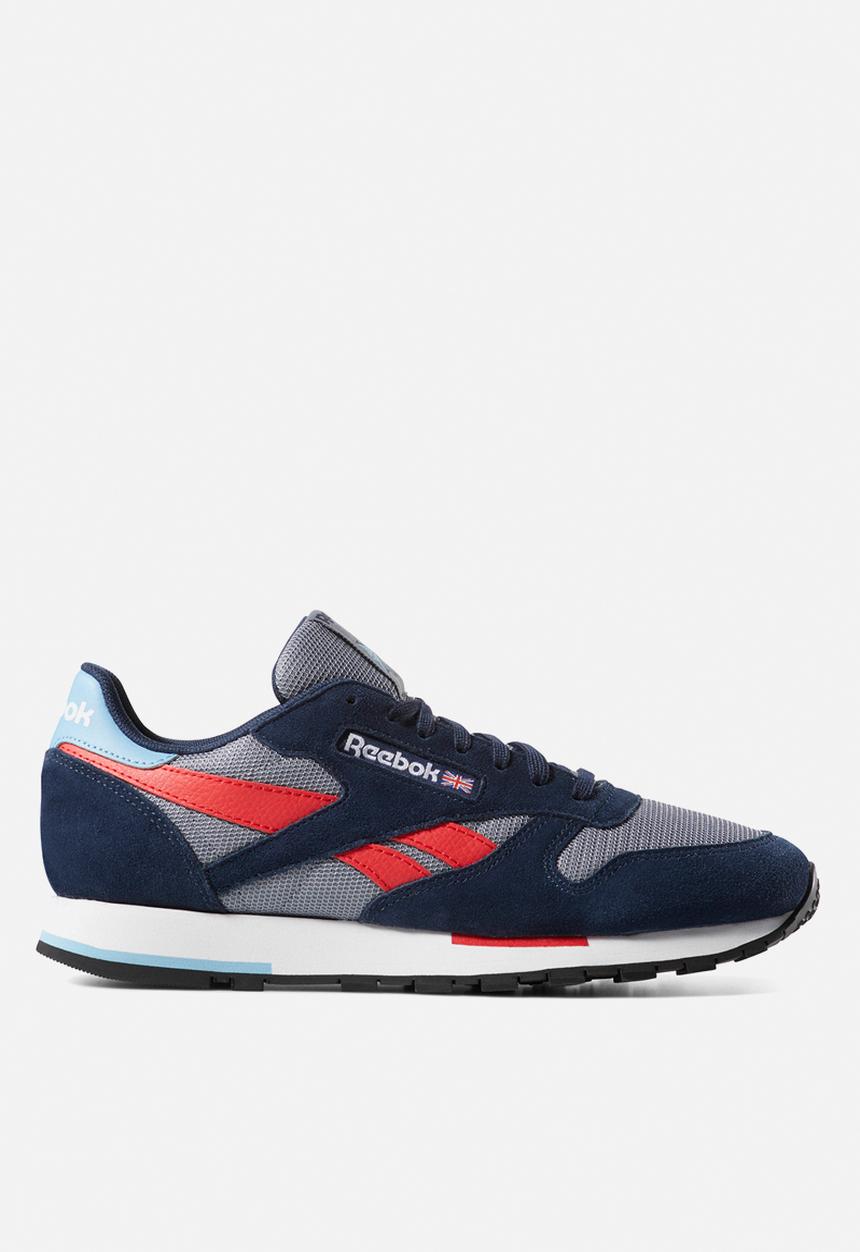 Reebok - Classic leather mu - cold grey/collegiate navy