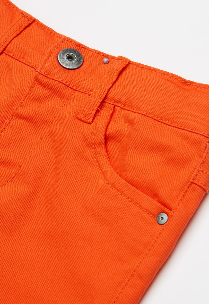 Name It - Theo skinny chino pants - orange 