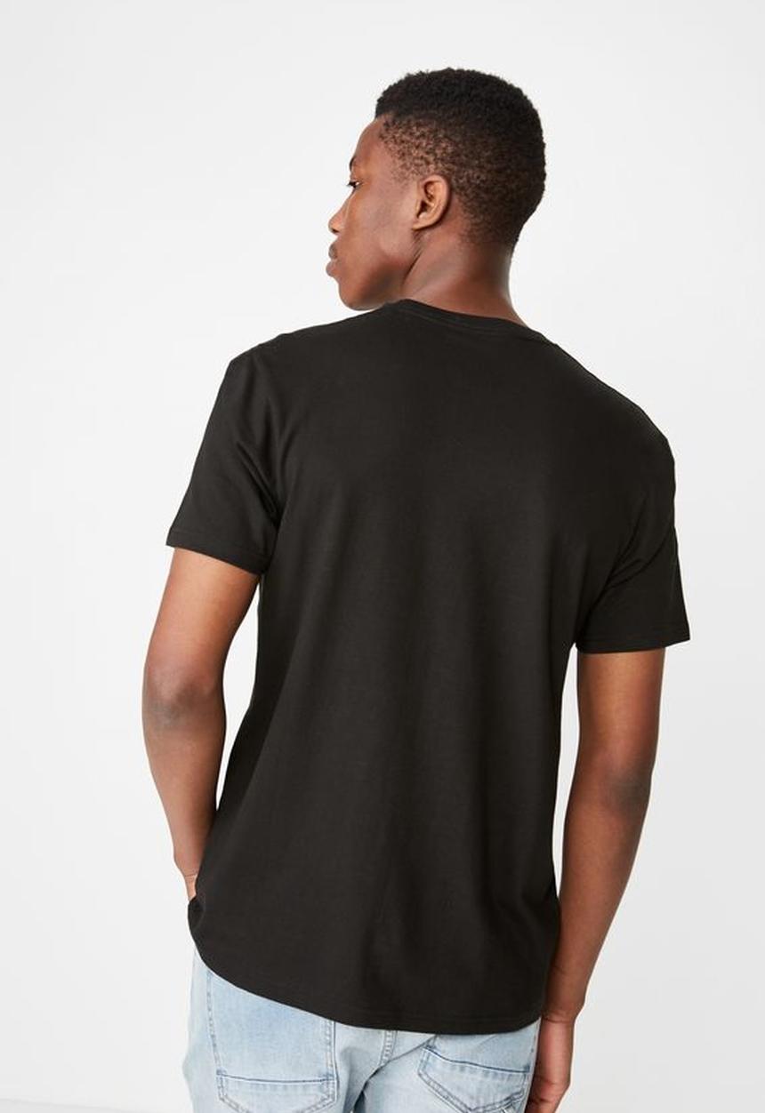 Cotton On - Wasteland tbar photo T-shirt - black